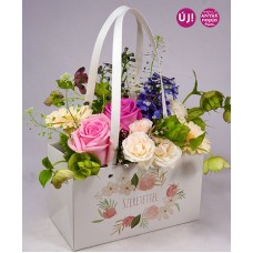 Gorgeous garden with roses